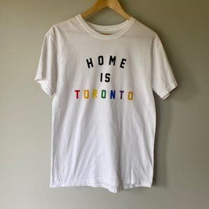 Peace Collective 100% cotton Pride Rainbow Toronto tee